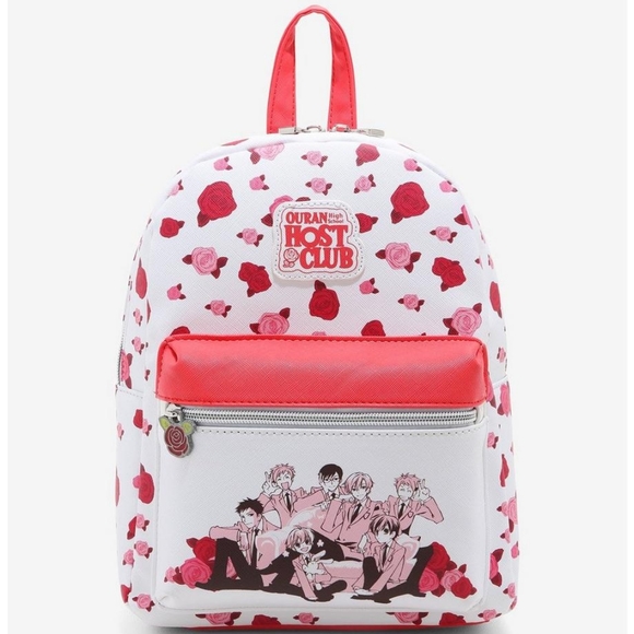 Ouran High School Host Club Pink Roses Mini Backpack NWT - Picture 1 of 4